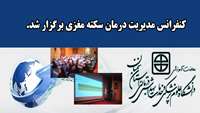 کنفرانس مدیریت درمان سکته مغزی برگزار شد 